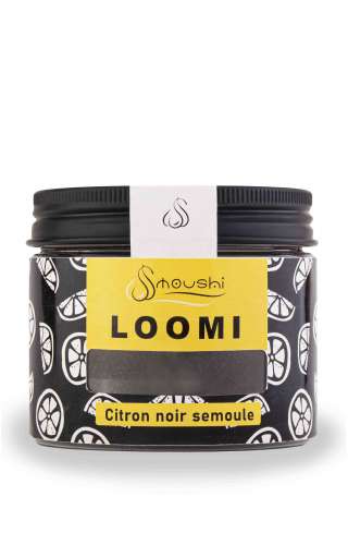 Pot de Loomi citron noir semoule de la marque Smoushi