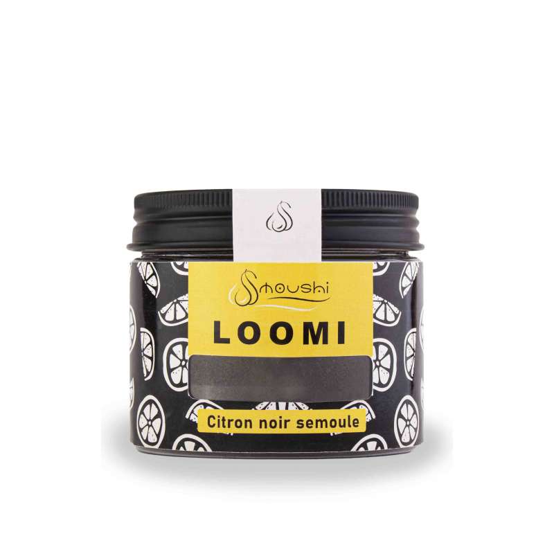 Pot de Loomi citron noir semoule de la marque Smoushi